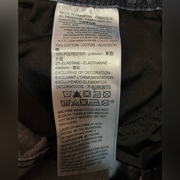 Signature Levi Strauss Bold Totally Shaping Skinny Jeans. Size 10L W30 L34 - Picture 6 of 13